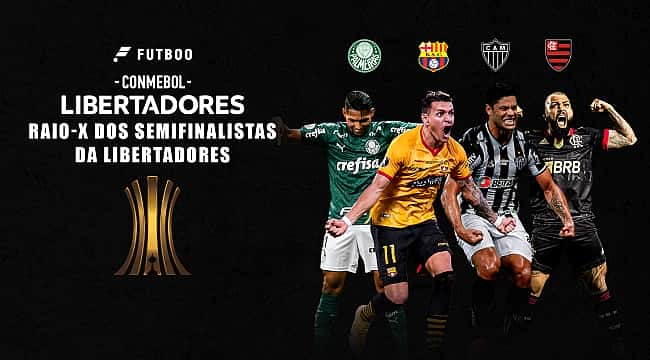 Palmeiras x Atlético-MG e Flamengo x Barcelona: Raio-X dos semifinalistas da Libertadores