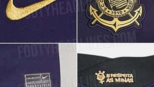 Vazou! Confira a nova camisa roxa do Corinthians