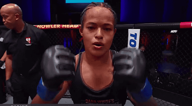 Karine 'Killer' bate chinesa e é contratada pelo UFC