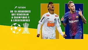 10 jogadores venceram a Champions League e a Copa Libertadores; confira a lista! 