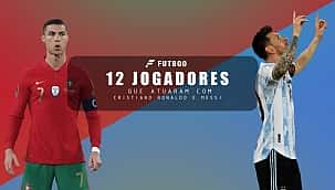 12 jogadores que atuaram com Cristiano Ronaldo e Messi