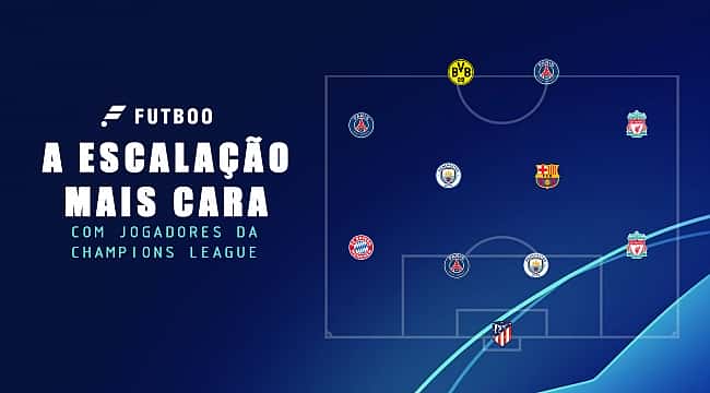 A escalação mais cara com jogadores da Champions 