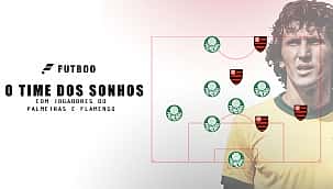 Com Zico e Ademir da Guia, veja o time dos sonhos com jogadores do Palmeiras e Flamengo