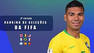 Os 20 melhores países no ranking de seleções da FIFA