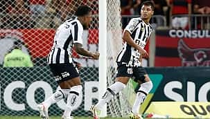 Marcos Leonardo marca, Santos vence o Flamengo e garante permanência na Série A