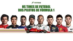 Quais os times de futebol dos pilotos da F1?