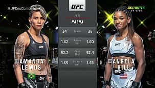 UFC Vegas 45: Amanda Lemos bate Angela Hill e embala a quinta vitória consecutiva no Ultimate