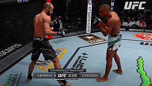 LUTA COMPLETA: Giga Chikadze atropela Edson Barboza com duro nocaute
