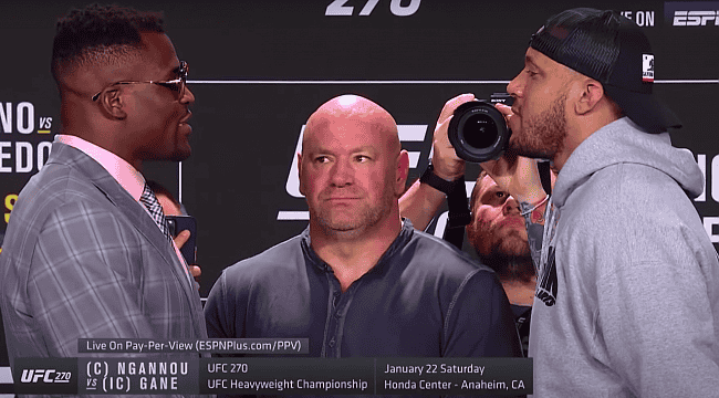 VÍDEO: Assista as principais encaradas do UFC 270