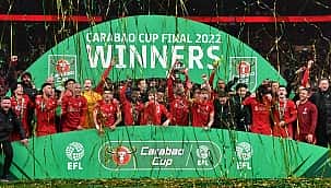 Copa da Liga Inglesa: Veja fotos do título do Liverpool 