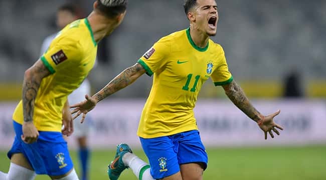 Coutinho faz golaço, Brasil goleia Paraguai no Mineirão e segue invicto nas Eliminatórias