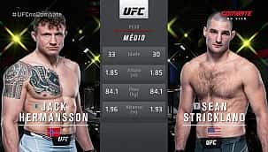 UFC Vegas 47: Dominante, Strickland vence Hermansson na decisão; confira os resultados