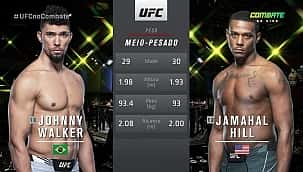 UFC Vegas 48: Johnny Walker sofre nocaute brutal para Hill e segue em má fase; veja os resultados