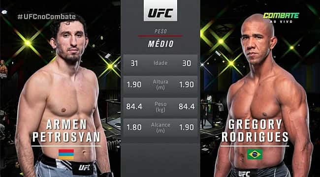 UFC Vegas 49: Gregory 'Robocop' faz dura batalha, mas perde para armênio em resultado controverso
