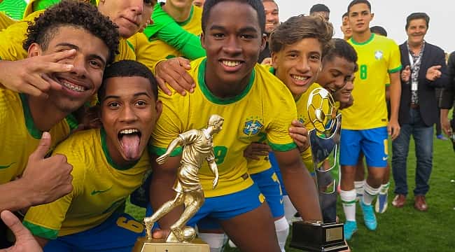 Brasil sub-17 vence Argentina e conquista Torneio de Montaigu; Endrick é eleito o melhor jogador