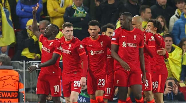Liverpool joga bem e bate o Villarreal no 1º duelo da semifinal da Champions League
