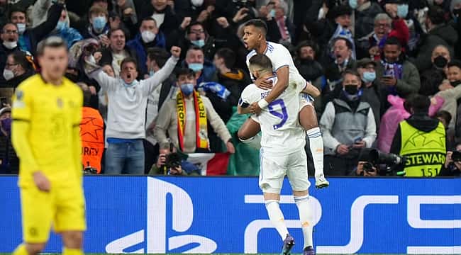 Rodrygo e Vini Jr brilham, Real Madrid elimina Chelsea e avança à semifinal da Champions League