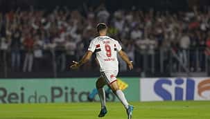 Artilheiro do Brasileirão, Calleri marca mais um, Luciano decide e São Paulo vence Santos 