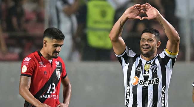Hulk marca e Galo vence o Atlético-GO