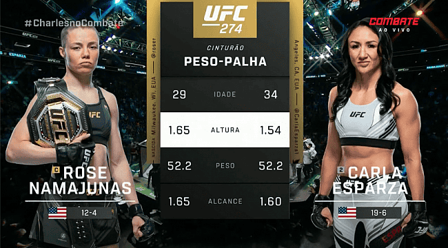 UFC 274: Carla Esparza vence Namajunas em luta morna e conquista o cinturão peso-palha