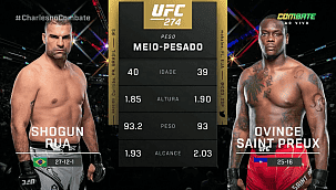 UFC 274: Shogun perde revanche contra Saint Preux em luta pouco movimentada