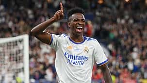 Vinícius Jr marca, Real Madrid vence o Liverpool conquista a Champions League
