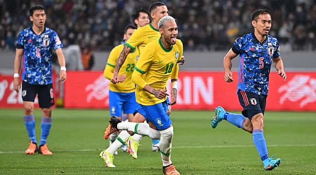 Com gol de Neymar de pênalti, Brasil vence amistoso diante do Japão em Tóquio