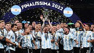 Galeria de fotos do título da Argentina na Finalíssima
