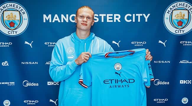 Manchester City oficializa a chegada de Haaland