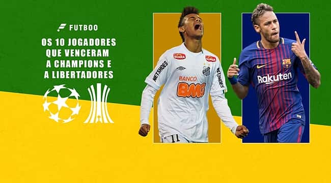 Os 10 jogadores que venceram a Champions League e a Copa Libertadores