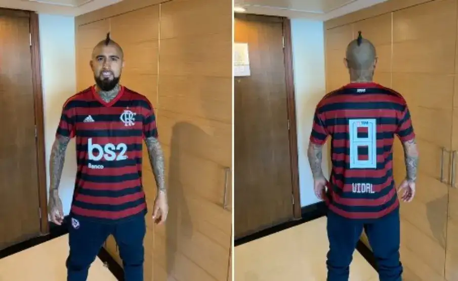 Vidal é o novo reforço do Flamengo; confira os números do chileno na última temporada