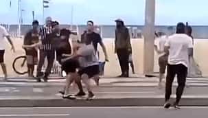 VÍDEO: Briga entre torcedores do Corinthians e do Fluminense