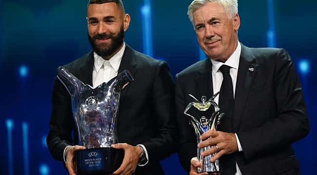 Karim Benzema é eleito o melhor jogador europeu; confira os premiados pela Uefa
