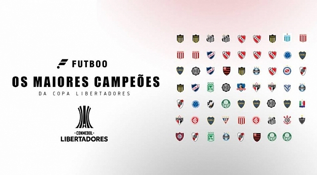 Os maiores campeões da Copa Libertadores