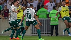 Rony marca de bike, Palmeiras empata com o Fluminense e mantém vantagem na liderança