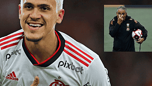 Tite se rende ao talento de Pedro, do Flamengo