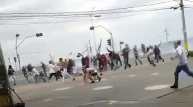 Torcedores de São Paulo e Santos brigam em Campinas