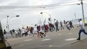 Torcedores de São Paulo e Santos brigam em Campinas