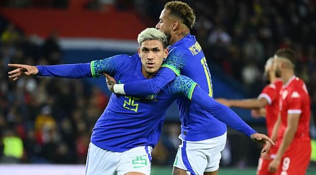 Pedro deixa o dele e Brasil goleia a Tunísia no último amistoso da seleção antes da Copa 