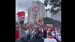 Sul-Americana: Torcida do SP faz festa antes da final