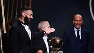 As melhores imagens do prêmio "Bola de Ouro"