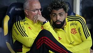 Gabigol exalta trabalho de Dorival Júnior e quer Pedro artilheiro na final da Libertadores 