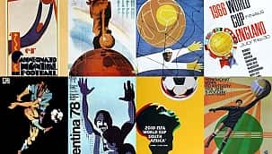 Os posters das Copas do Mundo