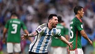 As melhores imagens de Argentina 2 x 0 México