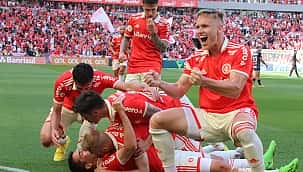 Inter carimba a faixa de campeão do Palmeiras, vence por 3 a 0 e garante o vice brasileiro