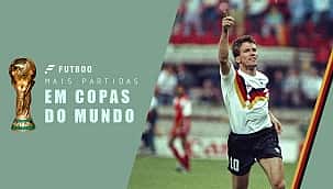 Os jogadores com mais partidas em Copas