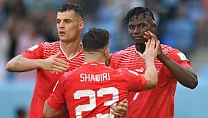 Suíça bate Camarões em jogo equilibrado