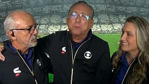 Emocionado na despedida, Galvão se declara à Globo 