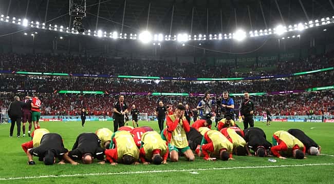 Marrocos elimina Espanha e pega Portugal nas quartas; confira a galeria de fotos
