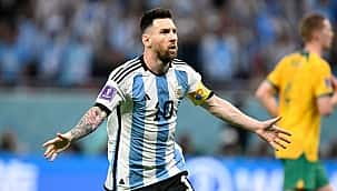 Messi decide, Argentina toma sufoco, mas vence Austrália e vai às quartas do Mundial